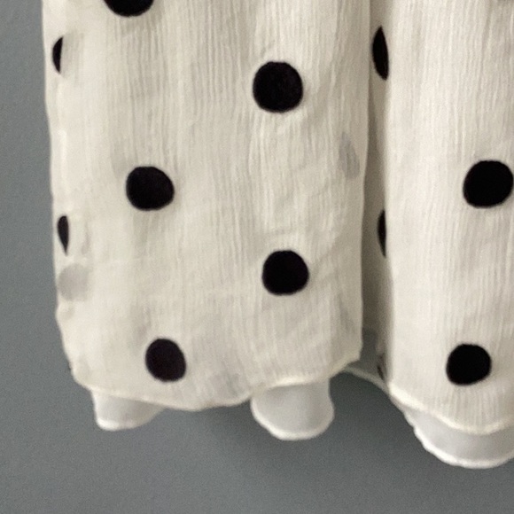 REBECCA TAYLOR Polka Dot Silk Top - Picture 3 of 8